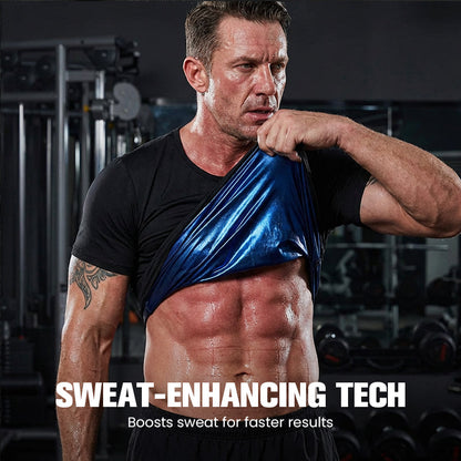 Men's Sweat Enhancing Compression Shirt for Weight Loss