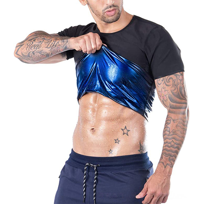 Men's Sweat Enhancing Compression Shirt for Weight Loss