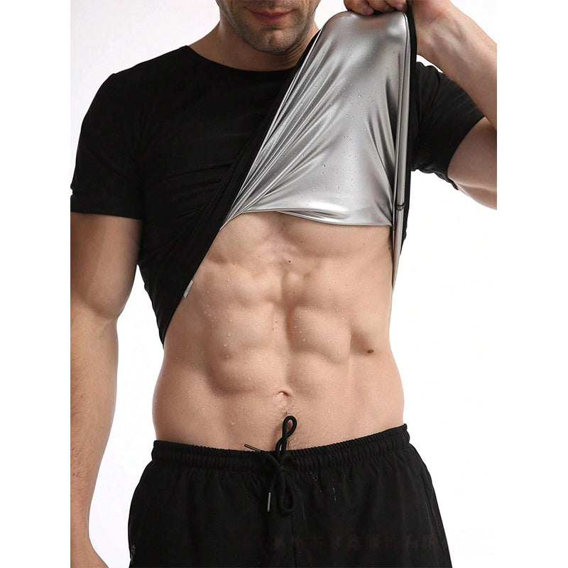 Men's Sweat Enhancing Compression Shirt for Weight Loss