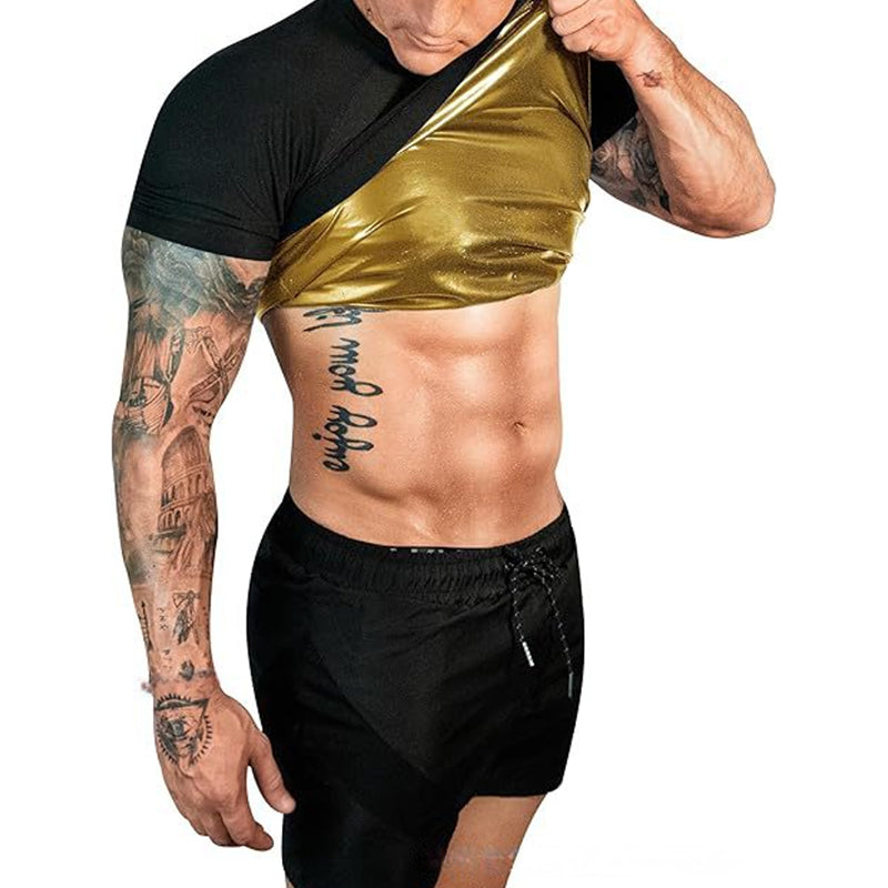 Men's Sweat Enhancing Compression Shirt for Weight Loss