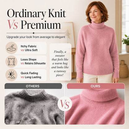 Women's Casual Soft Turtleneck Sweater
