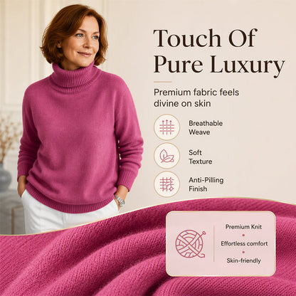 Women's Casual Soft Turtleneck Sweater