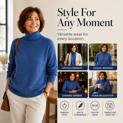 Women's Casual Soft Turtleneck Sweater