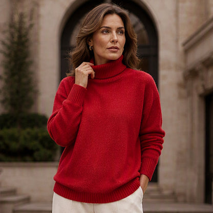 Women's Casual Soft Turtleneck Sweater