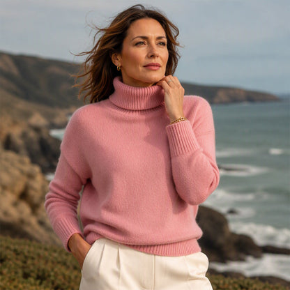 Women's Casual Soft Turtleneck Sweater