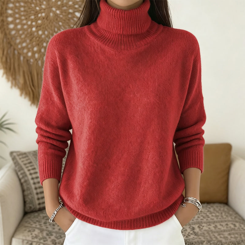 Women's Casual Soft Turtleneck Sweater