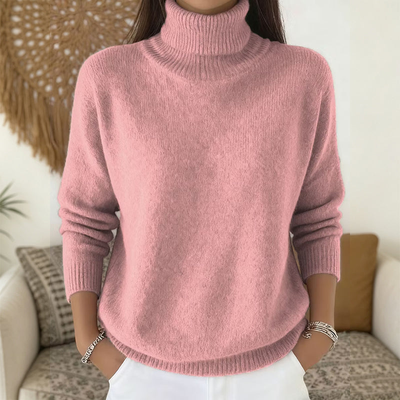 Women's Casual Soft Turtleneck Sweater
