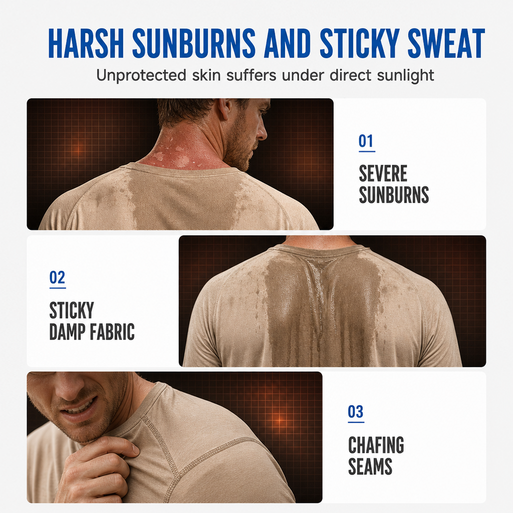 Men's Quick-Dry Crew Neck Long Sleeve Shirt