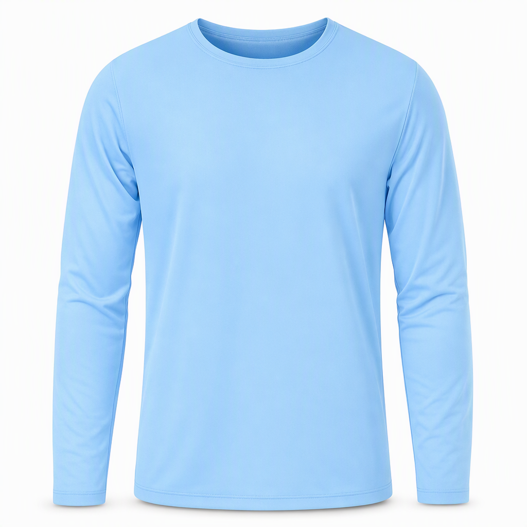 Men's Quick-Dry Crew Neck Long Sleeve Shirt