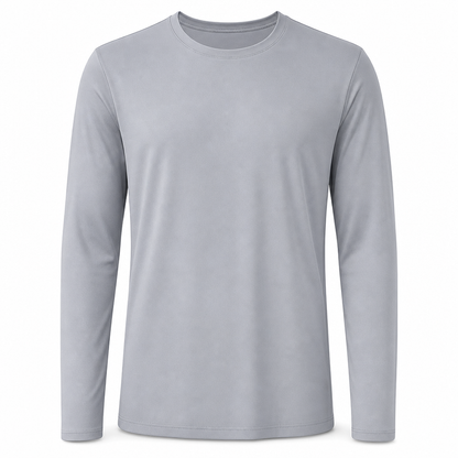 Men's Quick-Dry Crew Neck Long Sleeve Shirt
