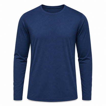 Men's Quick-Dry Crew Neck Long Sleeve Shirt
