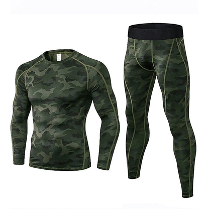 Men's Compression Workout Thermal Underwear Set
