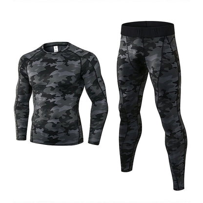 Men's Compression Workout Thermal Underwear Set