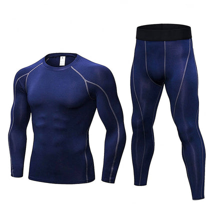 Men's Compression Workout Thermal Underwear Set