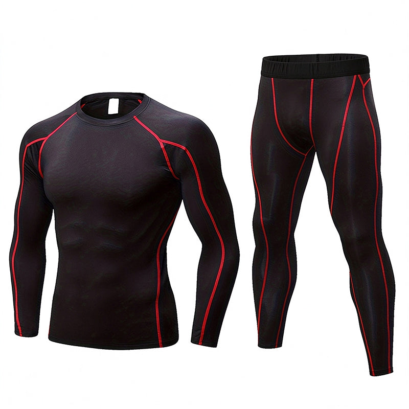 Men's Compression Workout Thermal Underwear Set