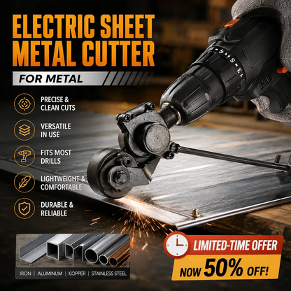 📢📢50% OFF !! ⏰Electric Drill Metal Plate Cutter