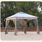 🚩Free Shipping🌞Multifunctional garden parasol with mosquito net, windproof, rainproof, and provides sun protection