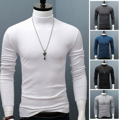 Cotton High-necked Thermal T-shirt