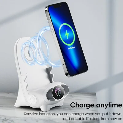 🤩Mini chair wireless fast charger multifunctional phone holder⚡️