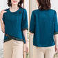 Women's Casual Round Neck Loose Shirt Top