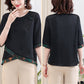 Women's Casual Round Neck Loose Shirt Top