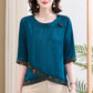 Women's Casual Round Neck Loose Shirt Top