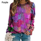 Printed Loose Long Sleeve T-shirt