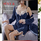 Soft Comfortable Ice Silk Lace Pajamas 2pcs/ 5pcs Set