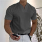 2022 Men Gentlemans Business Short Sleeve Fitness T-shirt