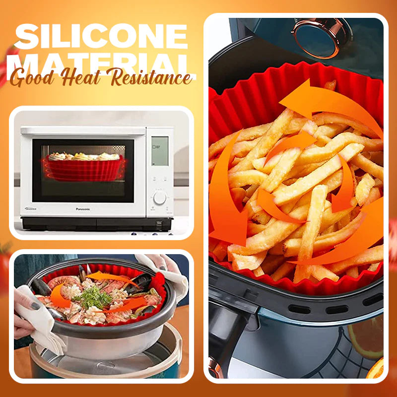 Air Fryer Silicone Baking Tray (Chance to get an air fryer for FREE)