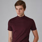 Men's High Neck Slim Fit T-shirt