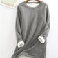 Women‘s NEW Casual Cotton Round Neck Solid Sweatshirt (S-5XL)