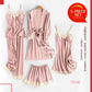 Soft Comfortable Ice Silk Lace Pajamas 2pcs/ 5pcs Set