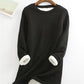 Women‘s NEW Casual Cotton Round Neck Solid Sweatshirt (S-5XL)